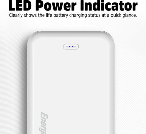 Energizer Wireless magnetic Portable Charger 5000mAh Power Bank 15W USB-C output Charging Compatible with iPhone, Samsung Galaxy, Google and etc_Q...