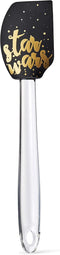 Official Star Wars 11-Inch Silicone Kitchen Spatula - Black/Gold Text Reads "Star Wars" - Perfect Novelty Utensil for Grilling, Cooking, BBQ, and ...