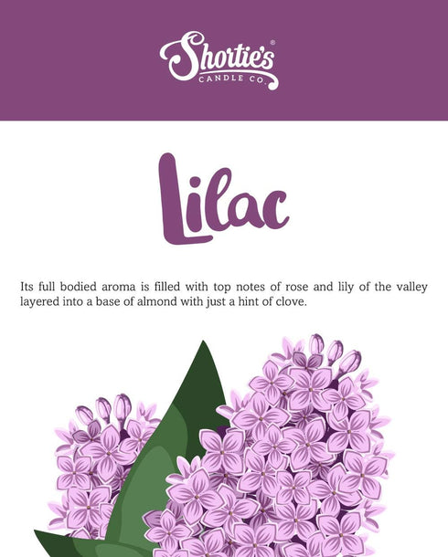 Shortie's Candle Company Pure Lilac Wax Melts Multi Pack - 2 Highly Scented 3 Oz. Bars (6 Oz. Total) - Made with Natural Oils - Flower & Floral Ai...
