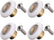 Set of 4 Dia 19mm Stainless Steel Shower Door Wheels Rollers Runners, White, 19mm x 5mm (Stainless steel-4PCS)...