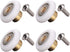Set of 4 Dia 19mm Stainless Steel Shower Door Wheels Rollers Runners, White, 19mm x 5mm (Stainless steel-4PCS)...