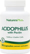 Natures Plus Acidophilus with Pectin - 90 Capsules - Probiotic Supplement with 1 Billion Viable Cells & Pectin - Vegan, Gluten Free - 90 Servings...