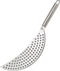 Pan Pot Strainer with Handle Stainless Steel Hand Held Crescent Drainer for Spaghetti Fry Noodles Fruit Vegetable Pasta Strainer Colander Heavy Du...