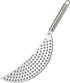 Pan Pot Strainer with Handle Stainless Steel Hand Held Crescent Drainer for Spaghetti Fry Noodles Fruit Vegetable Pasta Strainer Colander Heavy Du...
