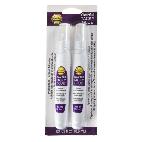 Aleene's 29618 Clear Gel Tacky Glue 2-Pack Pens...
