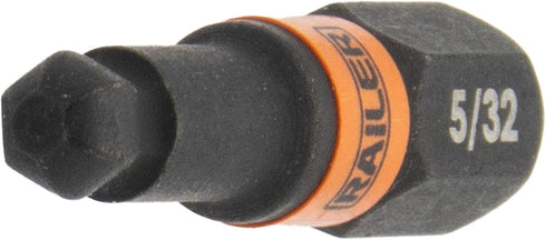 Ball End Hex Bit Set - Railer 1 Inch Impact Driver 20pc Hex Bit Set With A Bit Holder & Carabiner. Premium S2 Steel, Ideal For Furniture Screws...