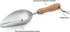 Rooty Garden Soil Scoop with Stainless Steel,Wooden Handle easy for Transplanting, Digging, PLanting, Essential Gardening Tools and Accessories fo...