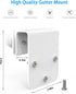 Gutter Mount Bracket Crafted for Gutter Mounting, Perfectly Compatible with Eufy Security SoloCam S340 Solar Security Camera White...