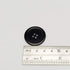 Chenkou Craft Mix Color Plastic Resin Circle Big Button 4 Holes DIY Craft Sewing (Black, 1 1/4"(30mm))...
