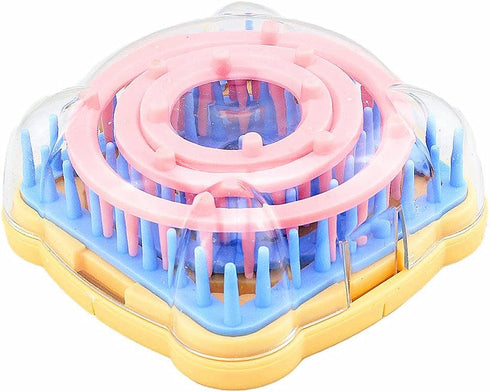Alimitopia Flower Knitting Loom Kit,DIY Wool Yarn Flower Maker Weaver Tool Set with Needle...