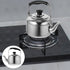 Alipis Stovetop Tea Kettle, 1.5L Stainless Steel Whistling Water Kettle with Cool Handle, Stove Top Household Water Boiler Water Pot for Home, Kit...