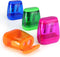 8 Pack Double Holes Pencil Sharpener Manual Pencil Sharpeners with Lid Pencil Sharpeners for Kids Plastic Pencil Sharpeners for School Office Home...