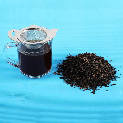 HealthAndYoga™ Stainless Steel Tea Strainer with a Utility Cup - Elegant Kettle design...