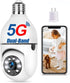 Light Bulb Security Camera 3MP, WiFi 2.4G&5G Security Outdoor &Indoor Camera, Home 360°Surveillance Cam with Motion Detection Alarm Night Vision L...