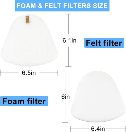 3 Foam + 3 Felt Filters Replacement for Shark Navigator Lift-Away Vacuum UV540 NV355 UV550 NV360 UV440 NV350 NV352 NV351 NV356 NV356E NV357 NV370 ...