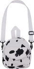 JUMISEE Cute Cow Print Canvas Crossbody Purse Small Cell Phone Bag Shoulder Handbag for Men Women Kids...