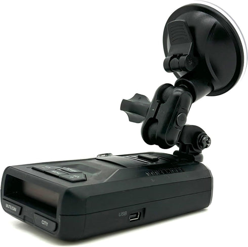 Ehnanced Dual Ball Joint Adjust Suction Cup Bracket Compatible for UNIDEN R1 R2 R3 R4 R7 R8 R9 DFR3 DFR6 DFR7 DFR8 DFR9 Radar Detector...
