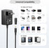 5V 2A AC Adapter, Basicvolt Versatile 5Volt 2Amp Power Supply Wall Charger Power Adapter w/ 8 Tips for Camera, BT Speaker, GPS, USB Hub, TV Box, W...