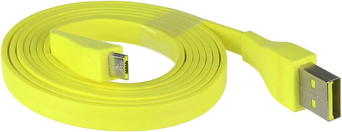 Logitech UE BOOM Bluetooth Speaker Micro USB Cable 22AWG 1.2M 4ft Max 2.5A Yellow...