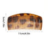 Furling Pompoms Pack of 6 Plastic Side Hair Combs for Women, Wide Tooth Comb for Curly Hair, Hair Clips for Girl Twist Combs Bridal Wedding Hair C...