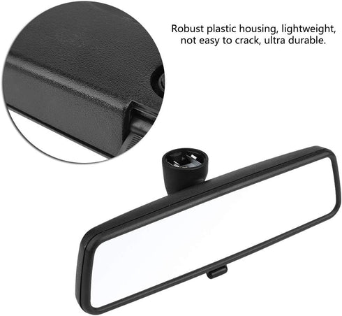 for for mk4 1999 rearview mirror Car Interior Rearview Mirror,Plastic + glass Inner Rearview Mirror for B5 MK4 1999-2005,3B0857511G(Black)...
