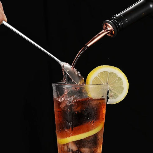 AOOSY Long Handle Spoon, Coffee Stirrers, 9-inch Ice Tea Spoon,Premium 18/10 Stainless Steel Iced Teaspoon for Mothers Milks Tea Mixing Cocktail S...