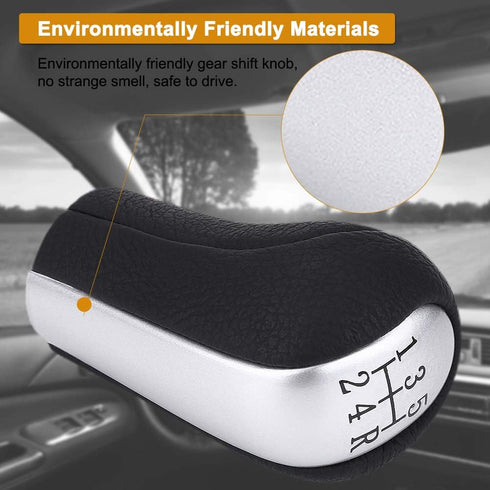 Stick Shift Boot Gear Knob,PU Leather Stick Shift Boot Cover for Toyota Corolla 1998-2009...