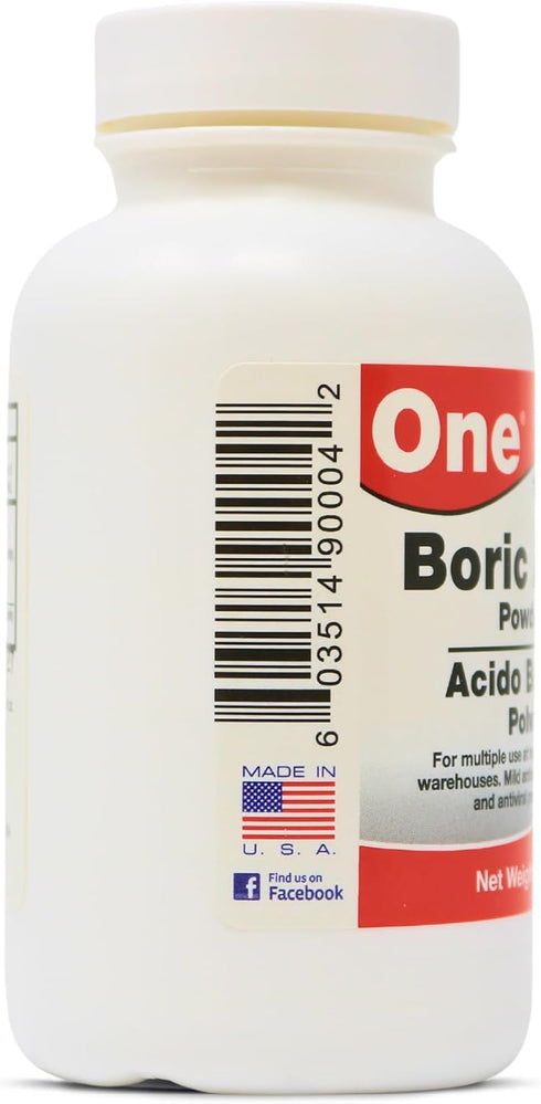 Boric Powder, Multipurpose Household Cleaner and Freshener, Pure Granular Formula, Versatile Use, Made in the USA (4, Ounces)...