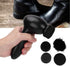Electric Shoe Polisher with with 4 Brush Heads for Dust Brush Oil Brush Polishing Brush Brighten Brush Handheld Shoe Cleaning Brush Kit for Leathe...