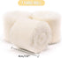 Anwyll White Handmade Silk Ribbon,Handmade Fringe Chiffon Ribbon,1-1/2 Inchx21 Yd Chiffon Silk Ribbon,Frayed Edge Fabric Ribbons (3 Roll x 7Yd) fo...