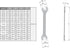 Utoolmart 8mm x 10mm Double Open End Wrench, 123mm Length Metric Wrench, Crowfoot Wrench, 45# Carbon Steel, Chrome Plated...
