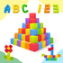 Foam Counting Blocks, 105 Pieces 1 Inch Soft Rainbow Math Counters Cubes, Math Manipulatives Preschool, Classroom Learning Supplies, Stacking Bloc...