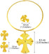 Ethiopian Jewelry for Women Set - Ethiopian Jewelry - Ethiopian Cross - Ethiopian Big Cross Sets Choker Earrings Rings African Eritrean Anniversar...