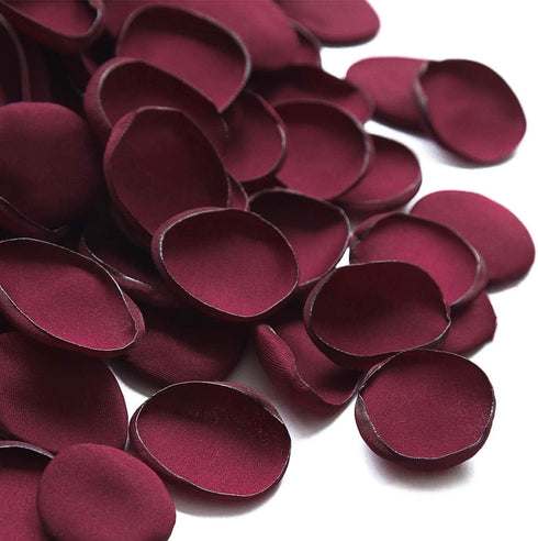 Floroom 300pcs Rose Petals Burgundy Faux Silk Flower Petals for Wedding Flower Girl Basket Aisle Scatter Dinner Table Centerpieces Party Confetti ...