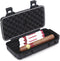 C CRYSTAL LEMON Travel Cigar Case with Humidor, Waterproof, Crushproof Cigar Caddy Black...