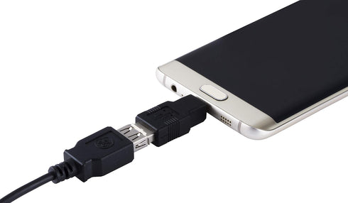 GE Universal USB 2.0 Adapter Kit, 6ft. A Male to A Female Extension Cable, 4 Adapters Included: A Male to B Male, 4 Pin, 5 Pin, A Male to Micro US...