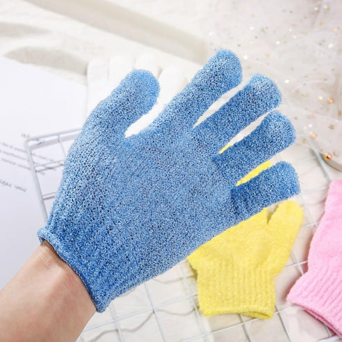 Exfoliating Gloves, 5 Pcs, Skin Exfoliator for Body, Shower Gloves, Scrub Gloves Exfoliating, Exfoliating Body Scrub Gloves, Loofah Glove, Exfolia...