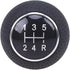 Universal Aluminum Manual Car Gear Shift Knob 5 Speed Leather Shifter Lever Black...