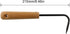 215mm Single Claw Root Hook Loosening Tool Handle Weeder Garden Weeding Gardening Tools Potted Landscape Maintenance for Outdoor Garden Digging Cu...