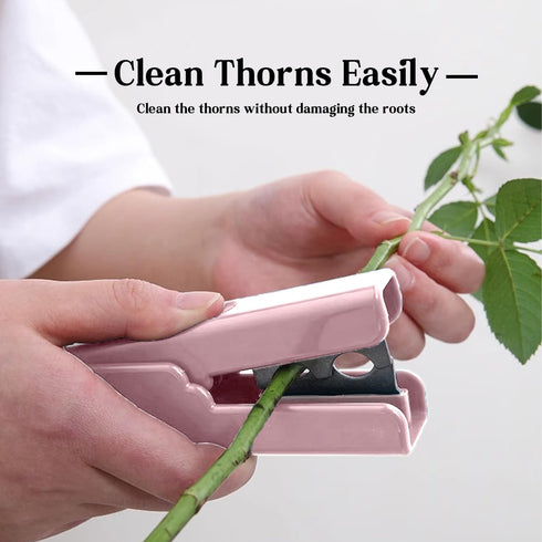 Rose Thorn Remover Portable Leaf Thorn Stripper Tool Flower Stem Remover for Roses Garden Florist Floral Arrangement (Pink)...