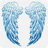 FINGERINSPIRE Angel Wings Painting Stencil 11.8x11.8 inch Reusable Angel Wings Pattern Drawing Template DIY Angel Wings Decoration Stencil for Pai...