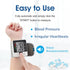Wrist Blood Pressure Monitor Automatic Wrist Bp Monitor Talking Blood Pressure Cuff for Home Use Adjustable Cuffs for Adult Electronic Digital Lar...
