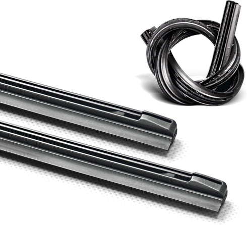 ASLAM Wiper Blade Refills 8.5mm for 16" Hybrid Windshield Wipers(Set of 2)...