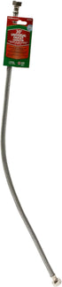 Fluidmaster B4F30CU Faucet Connector, Braided Stainless Steel - 3/8 Compression, 7/16 Compression, 1/2 Compression, or 1/2 F.I.P. Thread x 1/2 F.I...