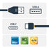 StarTech.com 3ft (1m) USB A to C Charging Cable, Coiled Heavy Duty Fast Charge & Sync USB-C Cable, USB 2.0 A to Type-C Cable, Rugged Aramid Fiber,...
