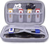 Diabetic Supplies Travel Case Bag Organizer for Glucose Meter, Blood Sugar Test Strips, Lancets, Lancing Device, Pens, Syringes, Alcohol Wipe, Har...
