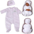 Aori Reborn Baby Dolls Clothes 20 inch Outfit White Onesie for 17-20 Inch Reborn Doll Newborn Dolls...