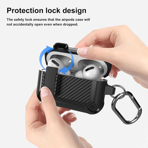 Lopnord for Airpod Pro Case Cover with Cleaner Kit, Compatible with Airpods Pro 2nd Generation Case/1st Generation (2023/2022/2019), Shockproof Lo...