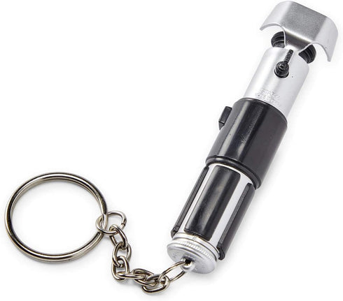 Star Wars Mini Yoda Lightsaber Flashlight - Green LED Model Replica - Attachable Keychain for Backpacks, Wallets, Phones, and Bags - Licensed Disn...