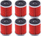 6-PACK Oil Filter Oil Filters Replacement Fit for Yamaha YZ250 XT250 YBR250 YFZ450 YFZ450R YFZ450W YFZ450X YFZ459R YZ250F YZ450F WR250F WR250R WR4...